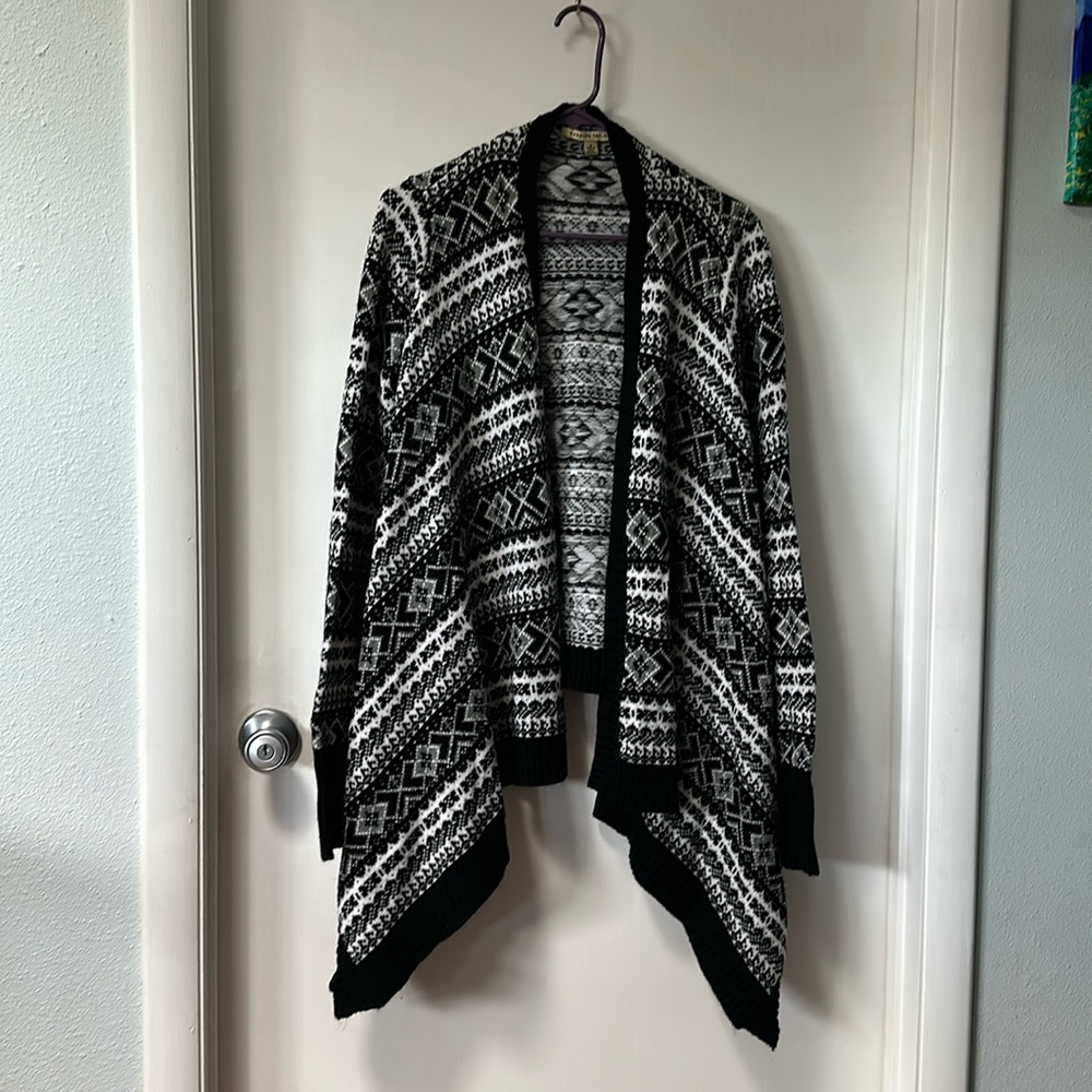 Carolyn Taylor Fair Isle open Cardigan, Medium - Picture 1 of 6